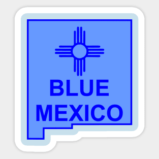 Blue Mexico Sticker